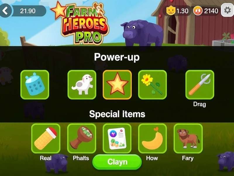 Farm Heroes Pro Power-ups and Special Items